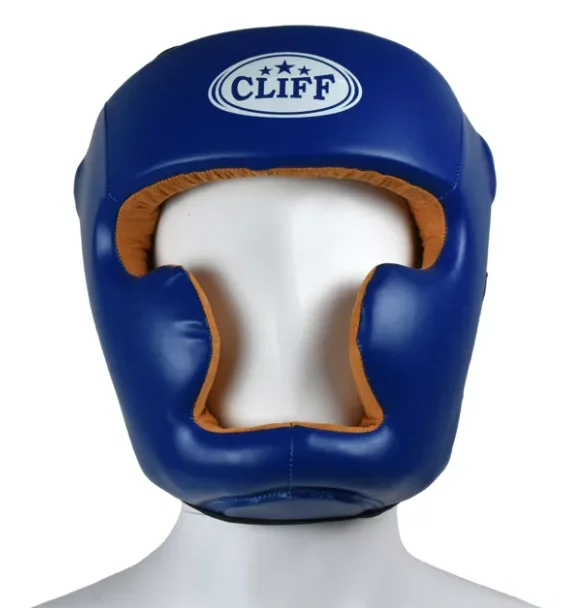 Шлем боксерский ULI-5007 Flex к/з  закрытый синий