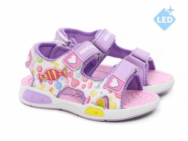 Босоножки детские "Indigo kids" 22-201N (светодиод)