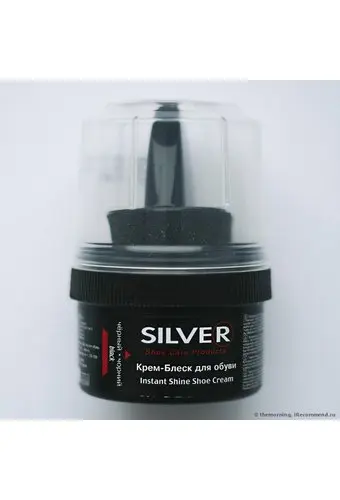 Крем-блеск "Silver" 50мл KS1001-01 черн.гл.кожа