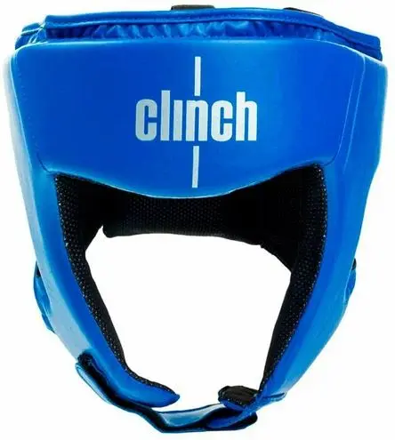 Шлем боксерский Clinch НФ-5282 к/з открытый синий