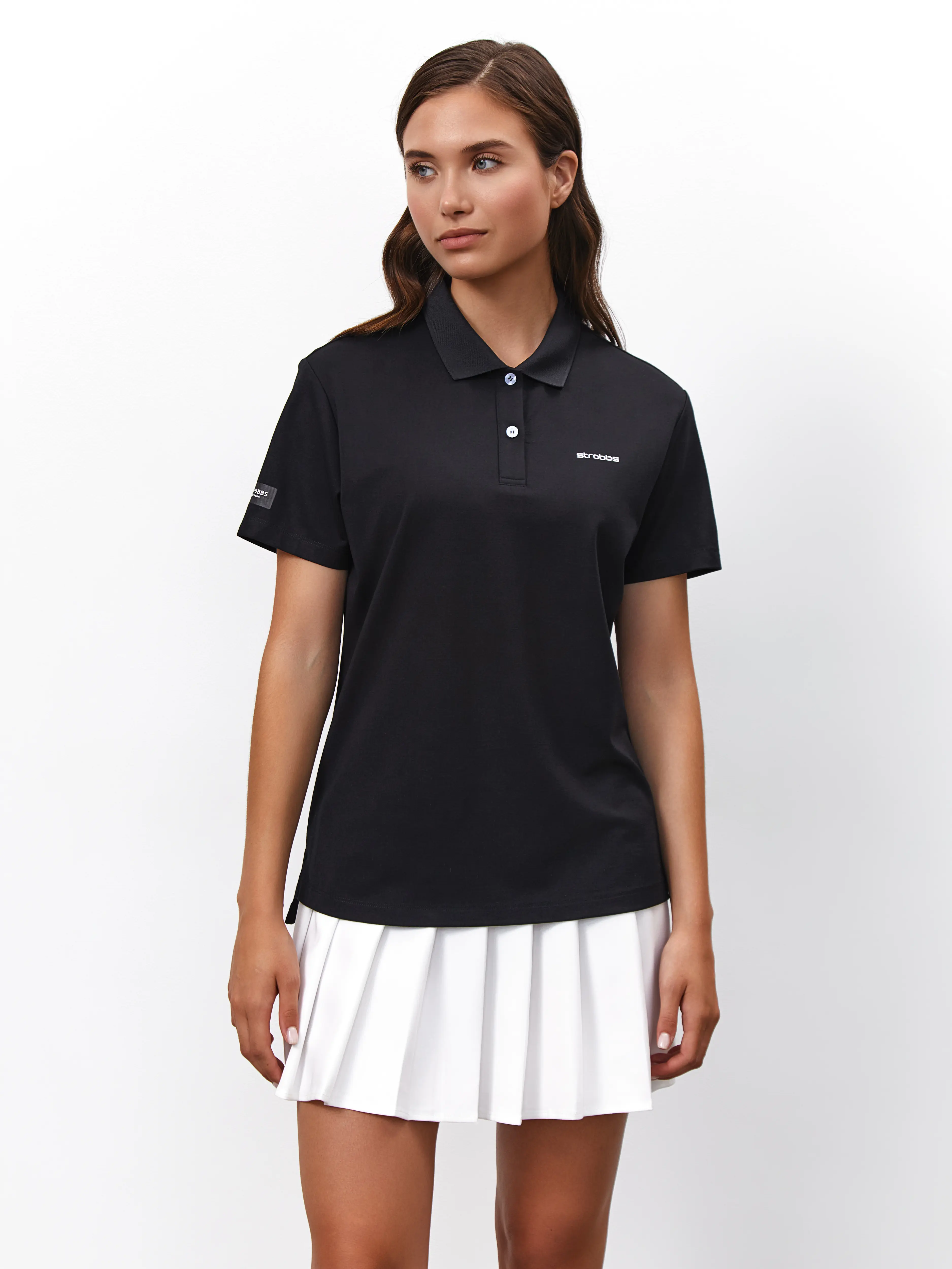 Футболка женская поло "Strobbs" T3355-3