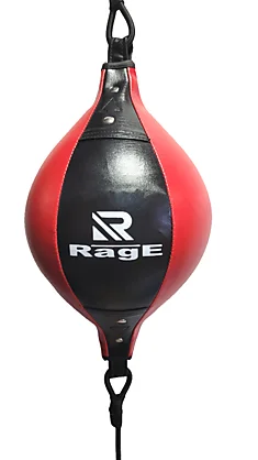 Груша пневмо Rage, 2-х сторонняя, на растяжке, к/з