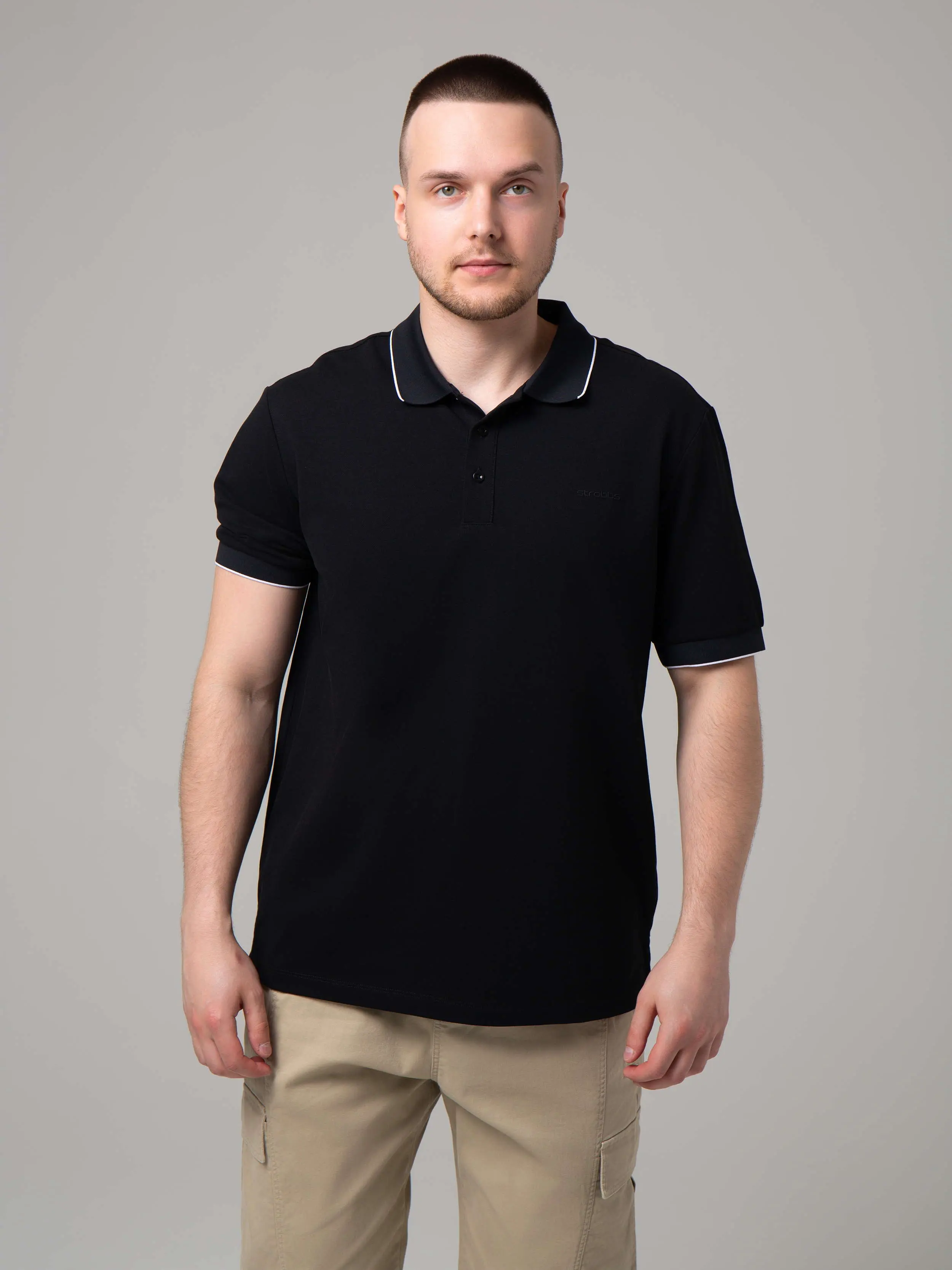 Футболка мужская поло "Strobbs" E2491-3