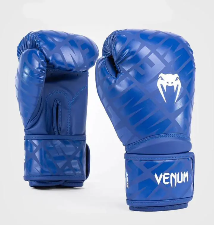Перчатки боксерские Venum 10oz НФ-6625 Contender 1.5 XT син/бел