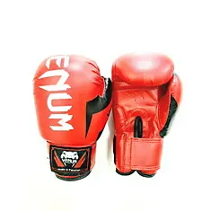 Перчатки боксерские Venum 4oz НФ-2566 красный детские