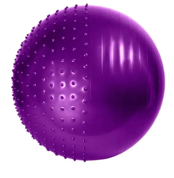 Мяч гимнастический 65 см полумассажный
