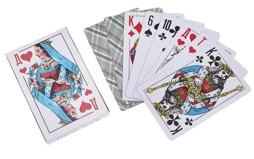 Карты игральные с пластиковым покрытием (36 шт) 9811