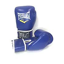 Перчатки боксерские Everlast синие НФ-591 10oz