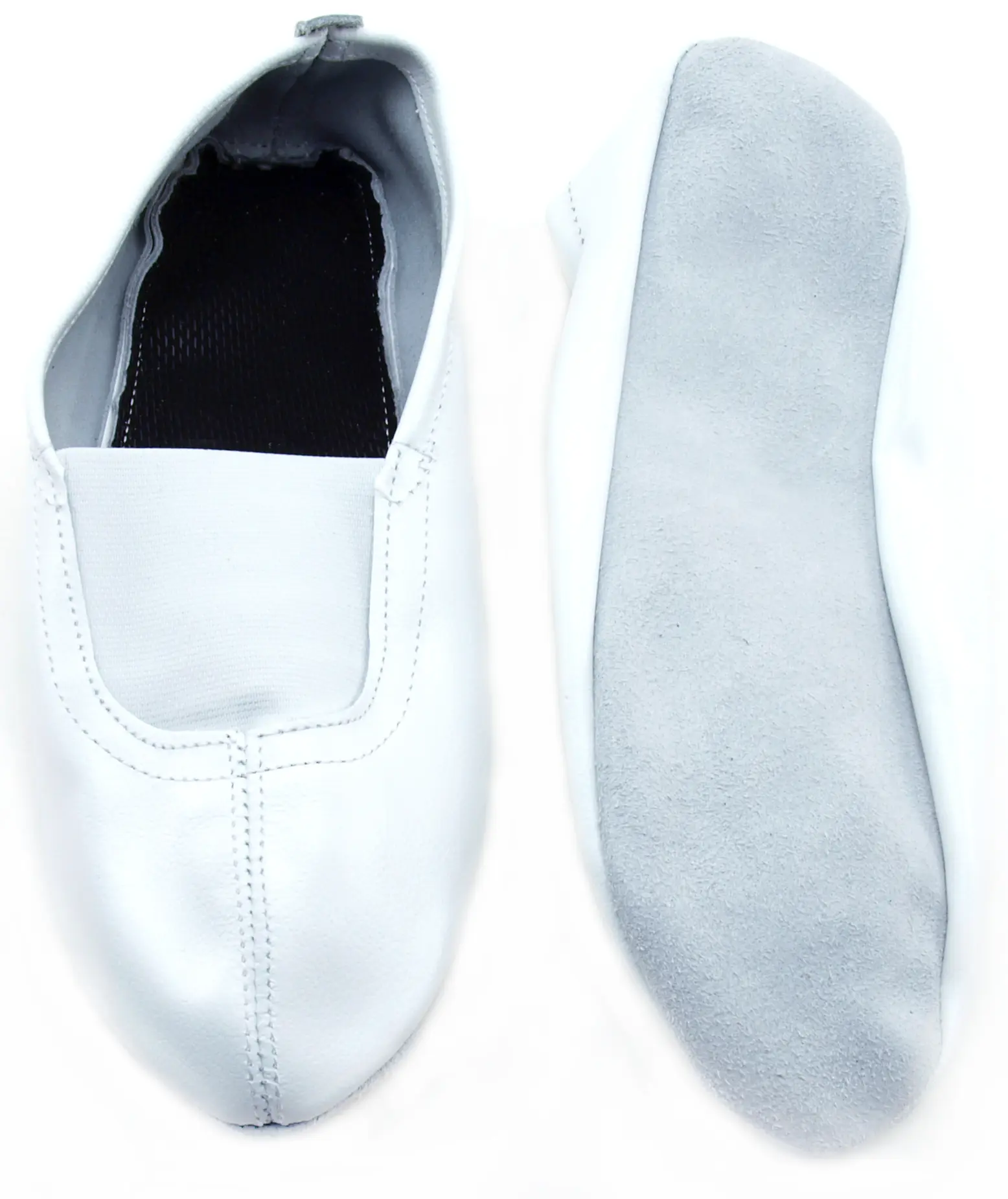 Туфли гимнастические GA012 белые с мягкой стелькой