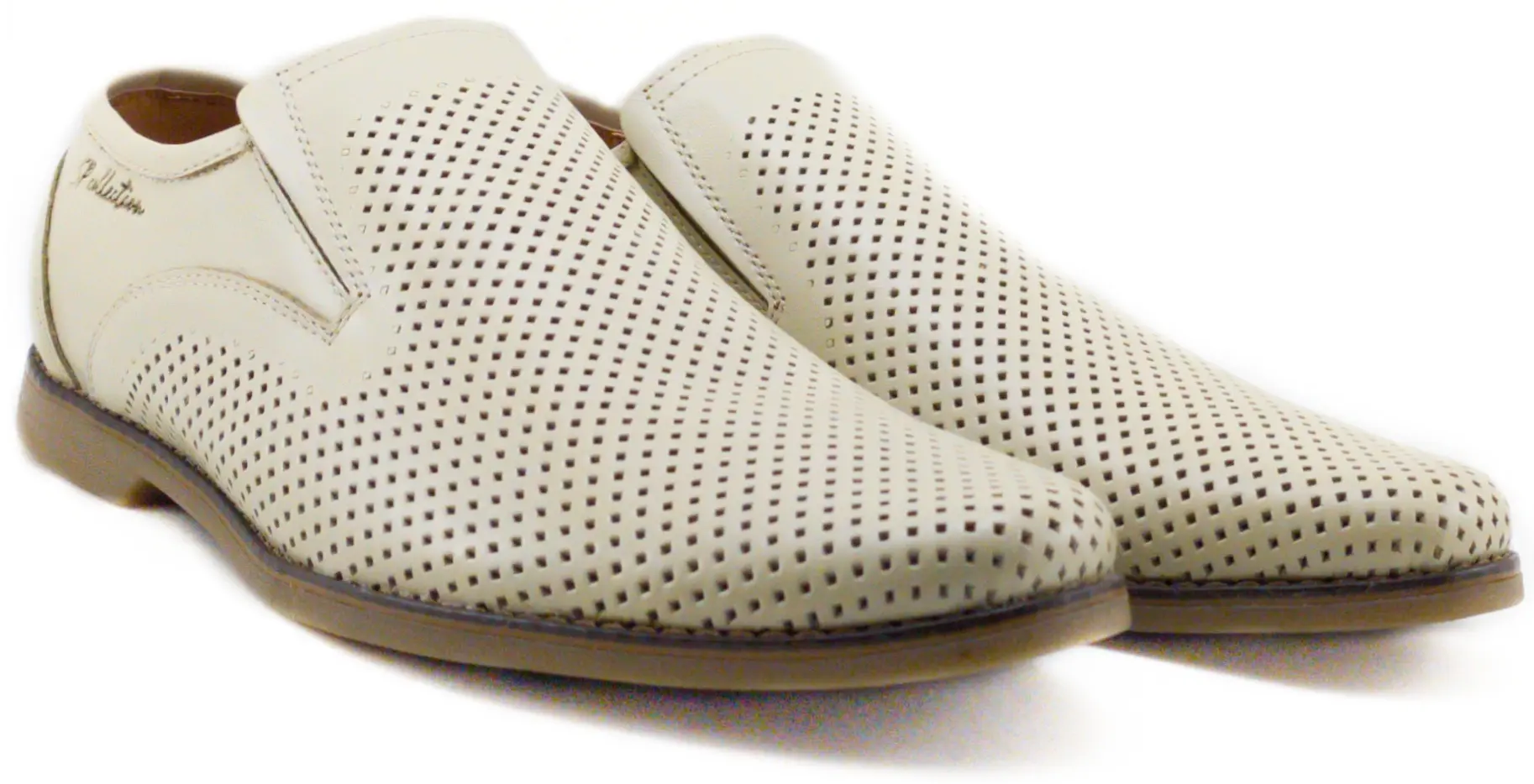 Туфли мужские "Spektr" 310 беж. летние