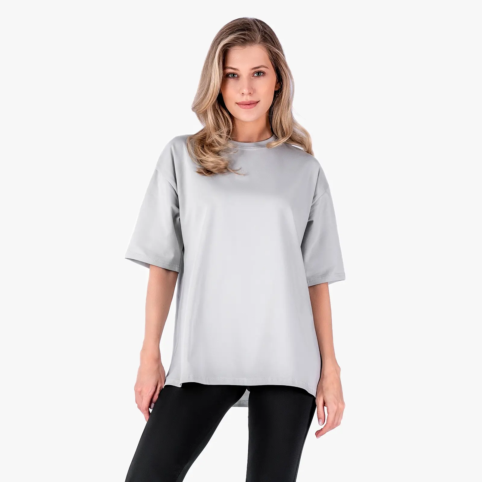 Футболка женская "Argo" Top.975 св.серый
