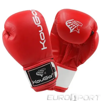 Перчатки боксерские KouGar KO200-6 6oz, к/з красный