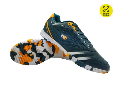 Бутсы зальные SB-M-061 (син/оранж)